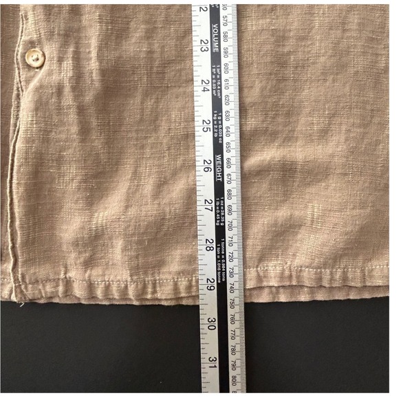 Tasso Elba Men's shirt XL Men's Silk Linen Blend Casual - Picture 7 of 8